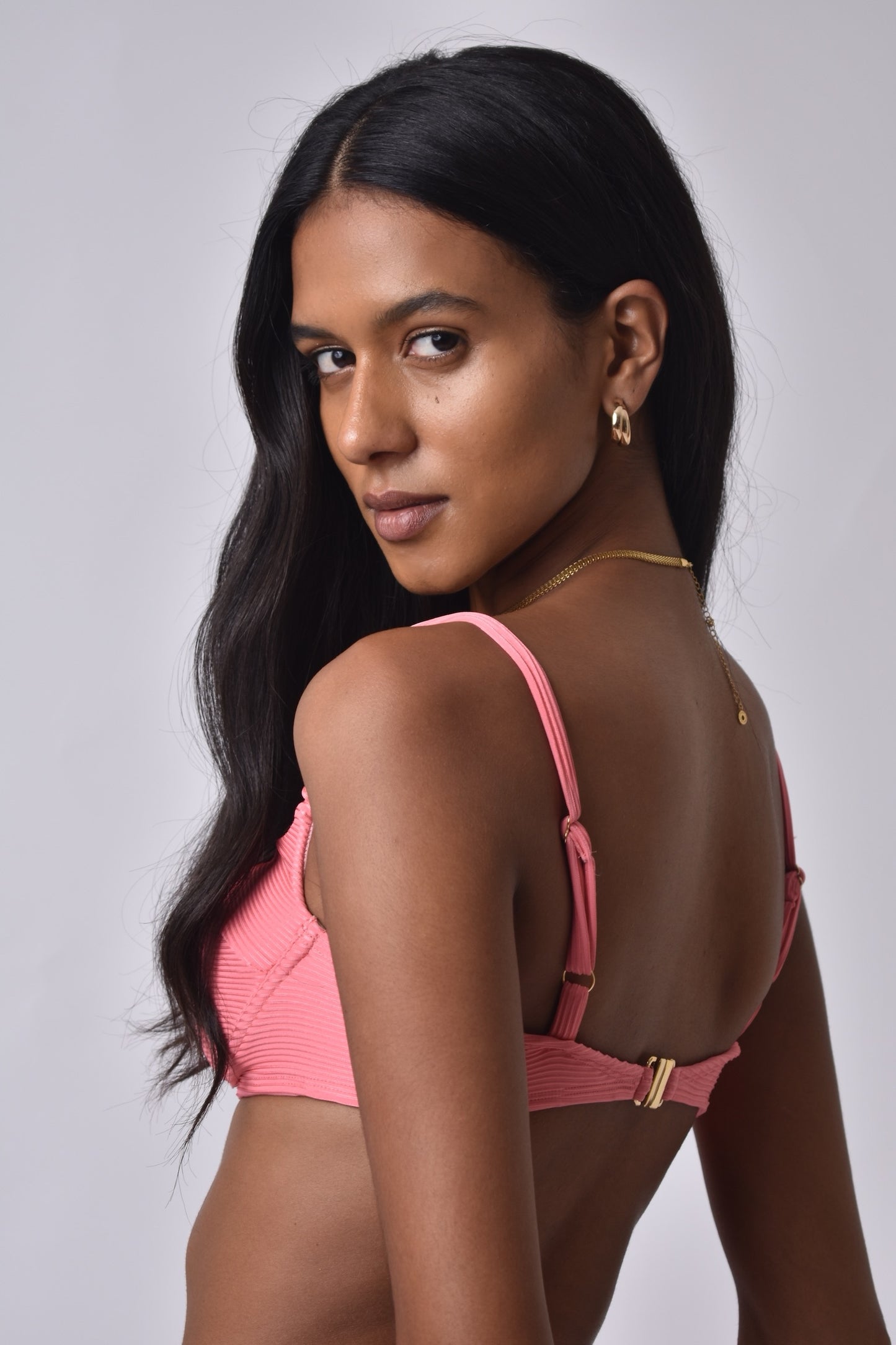 Top Meia Taça Rosa