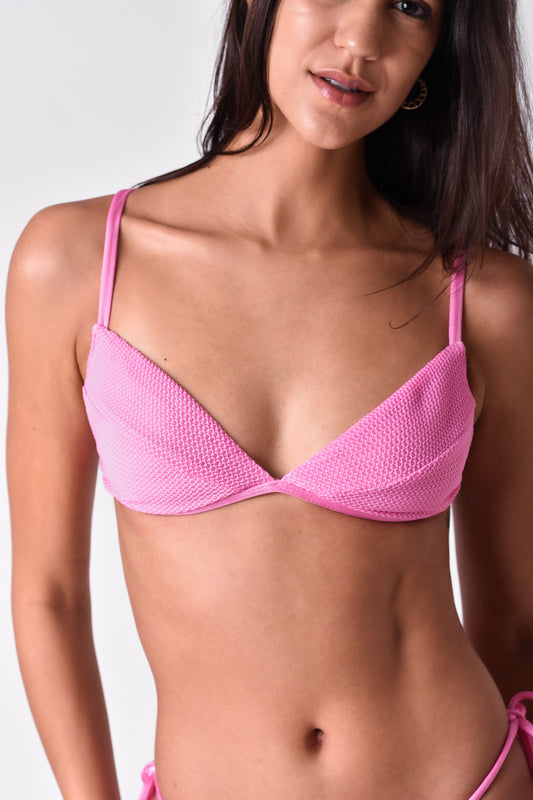 Conjunto Vintage Rosa Chiclete