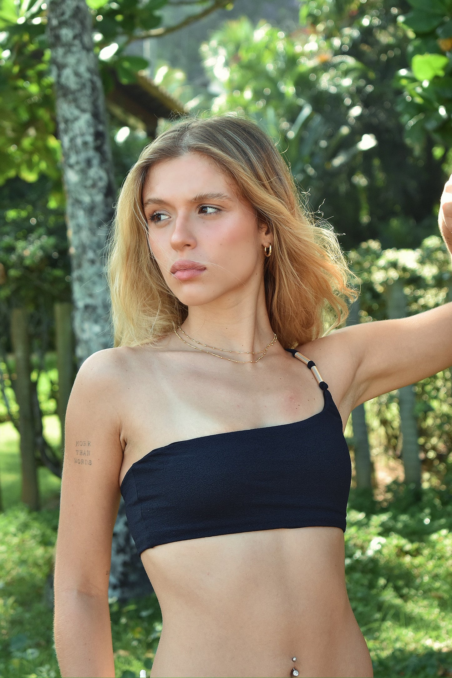 Top Alça Preto