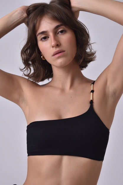Top Alça Preto