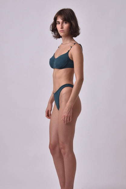 Top Meia Taça Verde