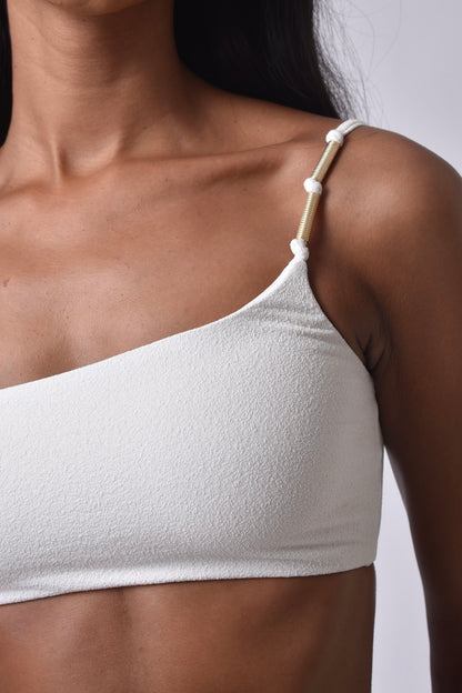 Top Alça Off White