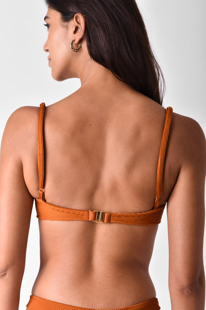 Top Meia Taça Terracota